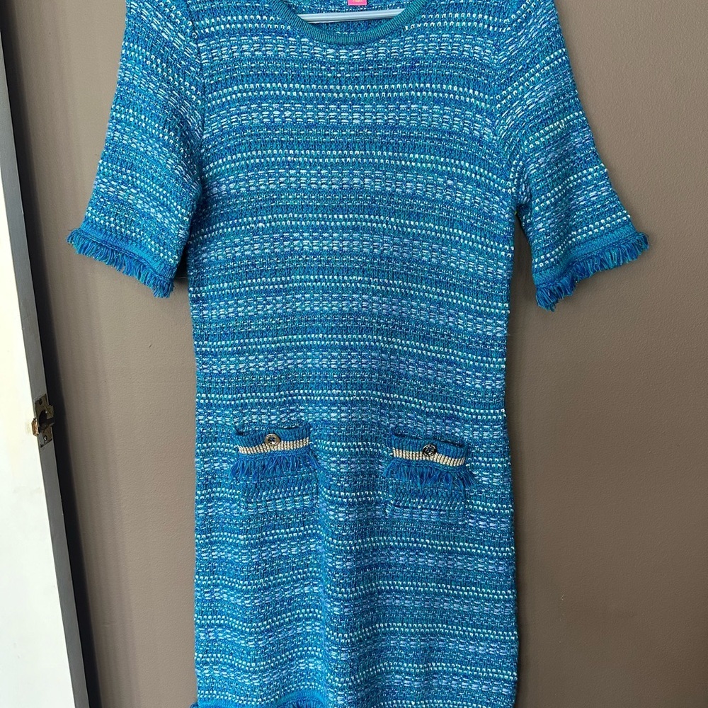Lilly Pulitzer Beckington Teal dress Small - Picture 5 of 12